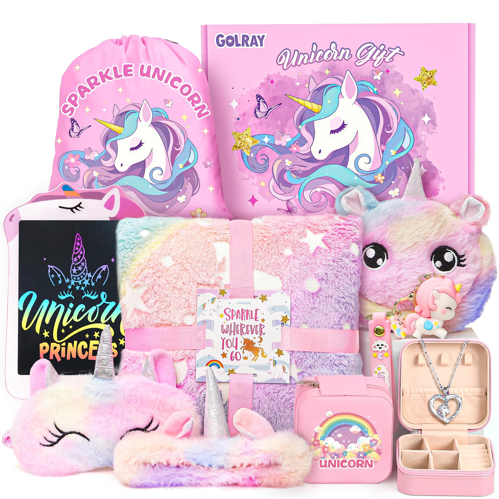 Amazon.com: Golray 10 Pcs Unicorn Gifts for Girls Toys Christmas
